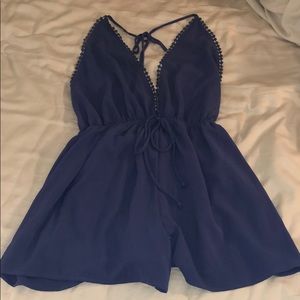 Boutique Romper with halter top